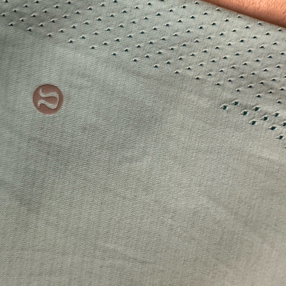 Lululemon Gray Perforated Activewear